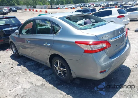 2013 Nissan Sentra Sv из США, поврежденный, VIN 3N1AB7AP5DL658797